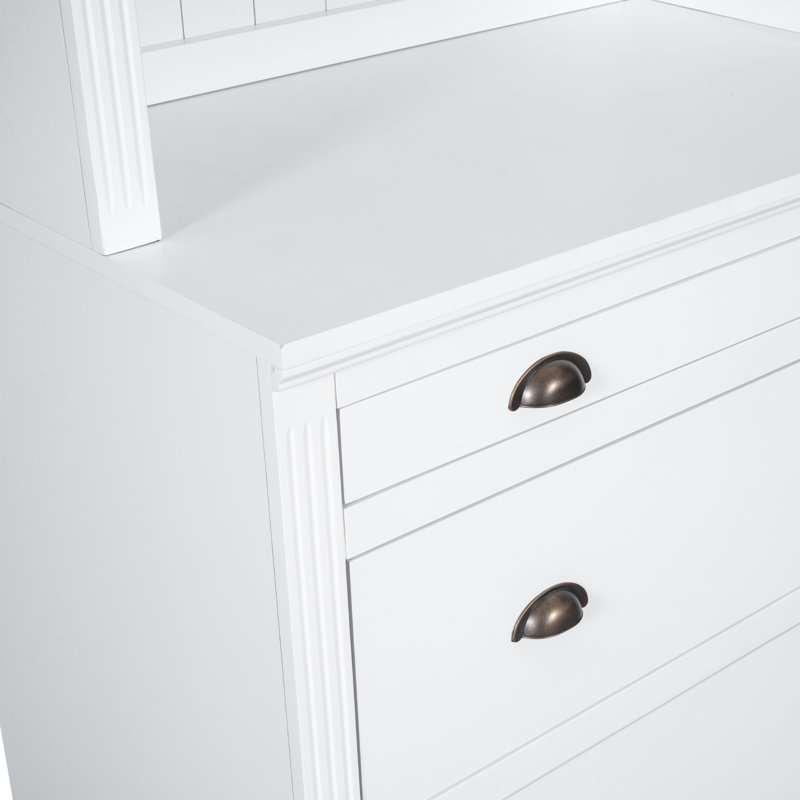 Arlease Storage Bookcase with LED Lighting