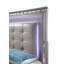 Lit plateforme tapissier avec rangement Merauke-29206539