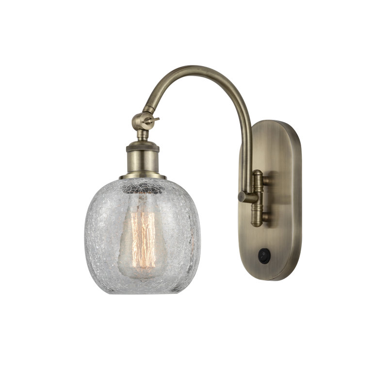 Bras pivotant en acier Alve, Laiton antique, Ampoule non incluse