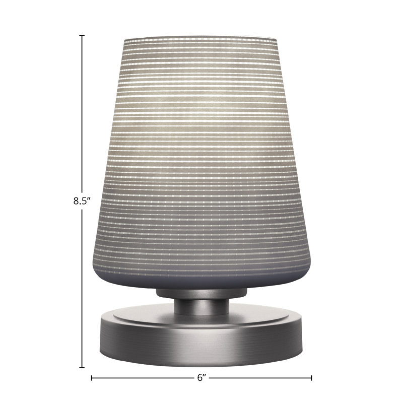 Luna 1-Light Table Lamp, Gray