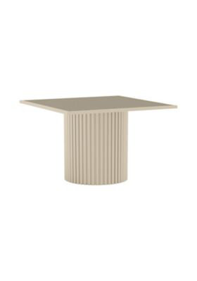 Milo Outdoor Square Dining Table, Tan, 28" H x 42" W x 42" D