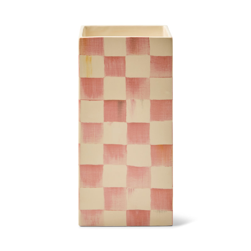 Rosy Check Pillar Vase