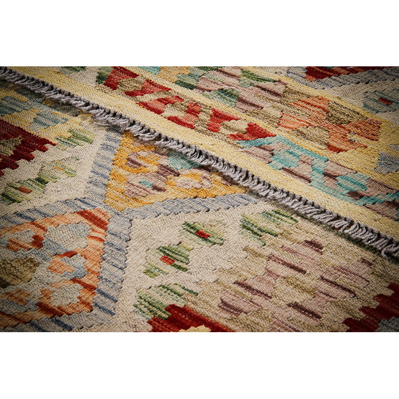 Shuler Ikat Hand Woven Area Rug, Rectangle 100 x 150cm
