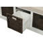 Banc de rangement rustique avec 3 paniers en rotin classiques amovibles-2057415190