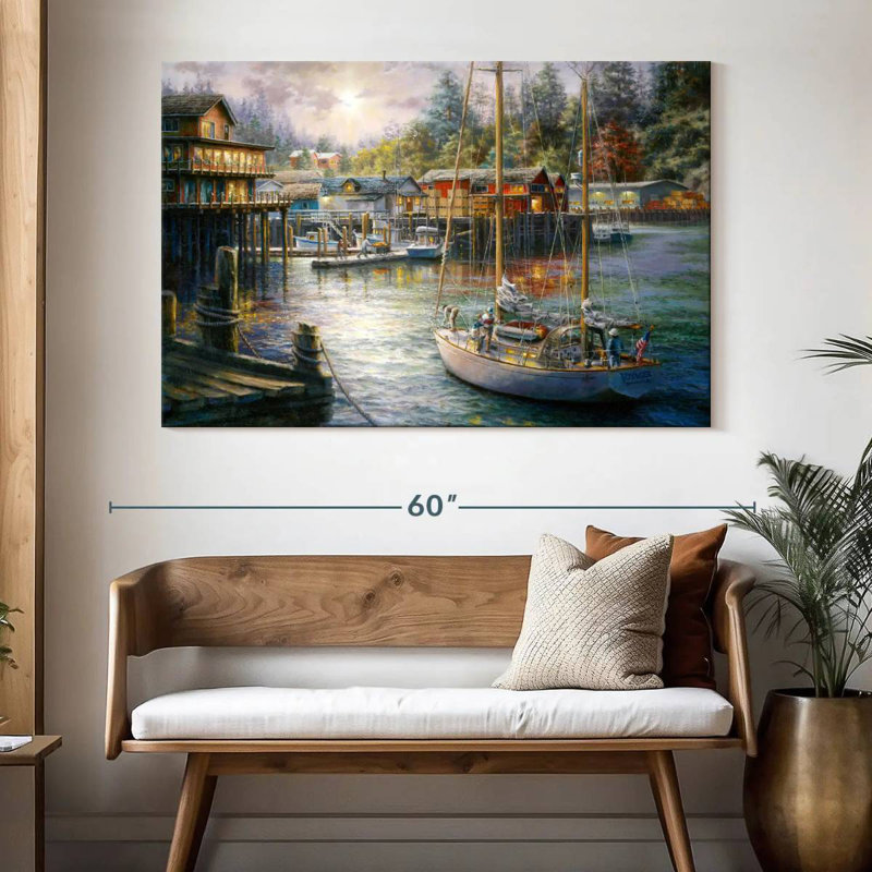 Alvord Harbor, 34" H x 51" W