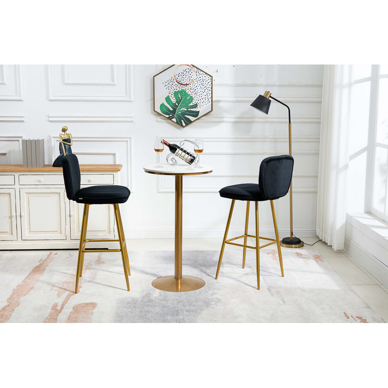 Tabouret 29,92 po Kiari, Noir