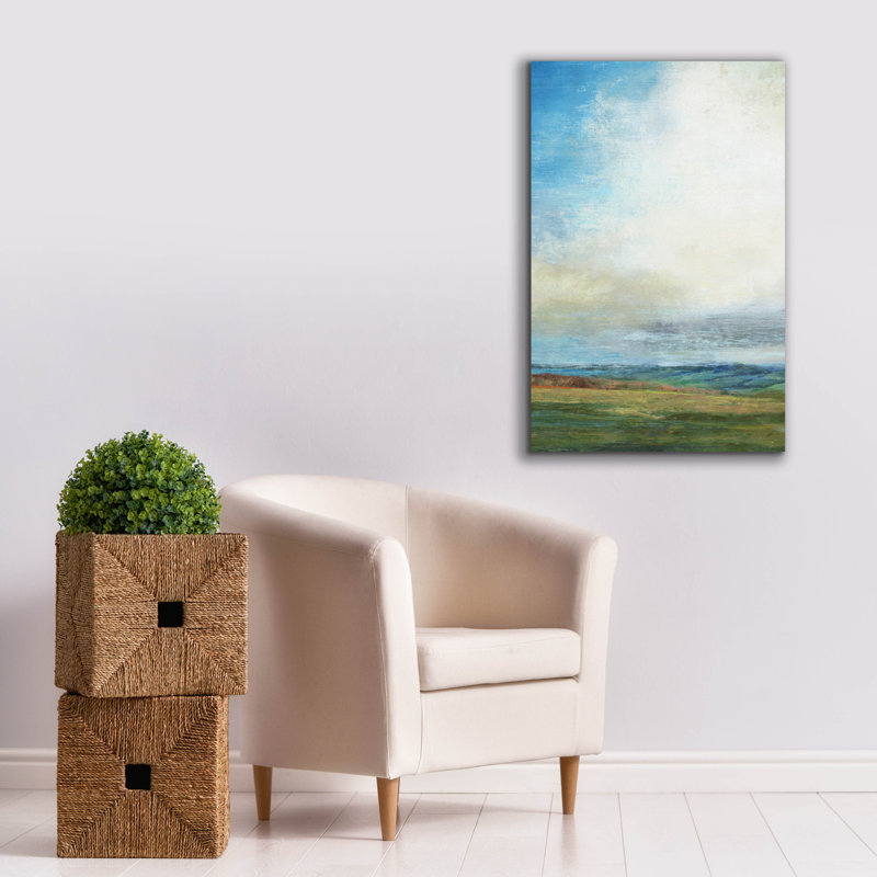 «Blue Skies» par Suzanne Nicoll, H 40 po x l 26 po