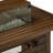 Rectangular Propane Fire Pit Table, 57 In, 50000btu, With Lid & Wind Guard, , Yellow Brown Steel, Suitable For Backyard Garden Deck Patio Camping Party And Brown, Outdoor
