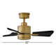 30" Leventhal 3  - Blade LED Smart Standard Ceiling Fan with Wall Control and Light Kit Included