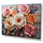 «Carnations Romantic Ruffles Patchwork», reproduction sur toile-481579462-481579465