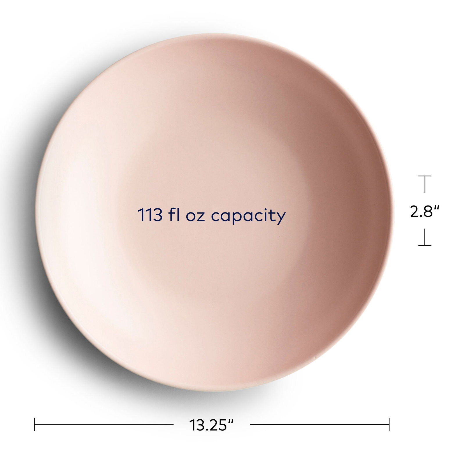 Year & Day Ceramic Low Serving Bowl, Daybreak