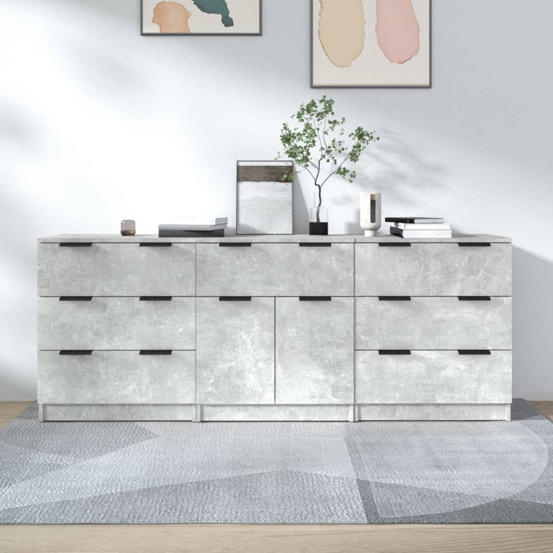 Hussam 60cm Sideboard, Grey