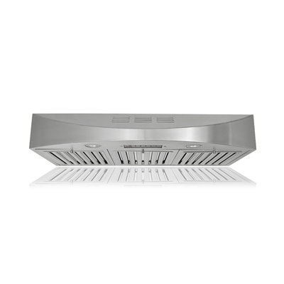 30"" Brillia 400 CFM Ductless Under Cabinet Range Hood in Stainless Steel -  Kobe Range Hoods, CHX3830SQBD-3