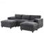 Canapé modulaire 86,5 po Chenille
