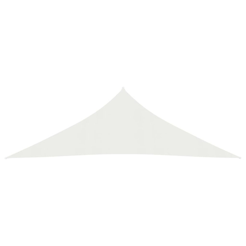 Austrinus 3.5m x 4.9m Triangular Shade Sail, White