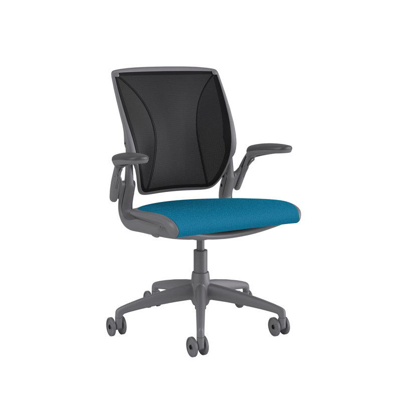Mesh Task Chair, Pinstripe/Cadmium Yellow, Dash/Platinum, Black