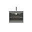 Meuble-lavabo mural gris de 24 po, lavabo en céramique, rangement intérieur abondant, tiroirs silencieux, meuble-lavabo moderne, fini, lavabo, vaste espace de rangement, tiroirs-1036557524-1036557520