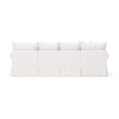 Amari Slipcovered Sectional with Sleeper Sofa