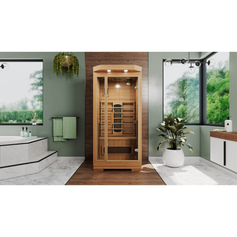 Sauna d'intérieur DreamLine Everyday Spa capacité 36 personnes x 41, pruche