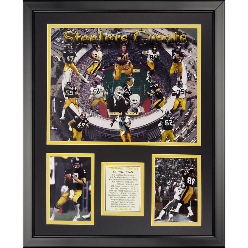 Memorabili encadrée en acier pittsburgh-acier idéal NFL