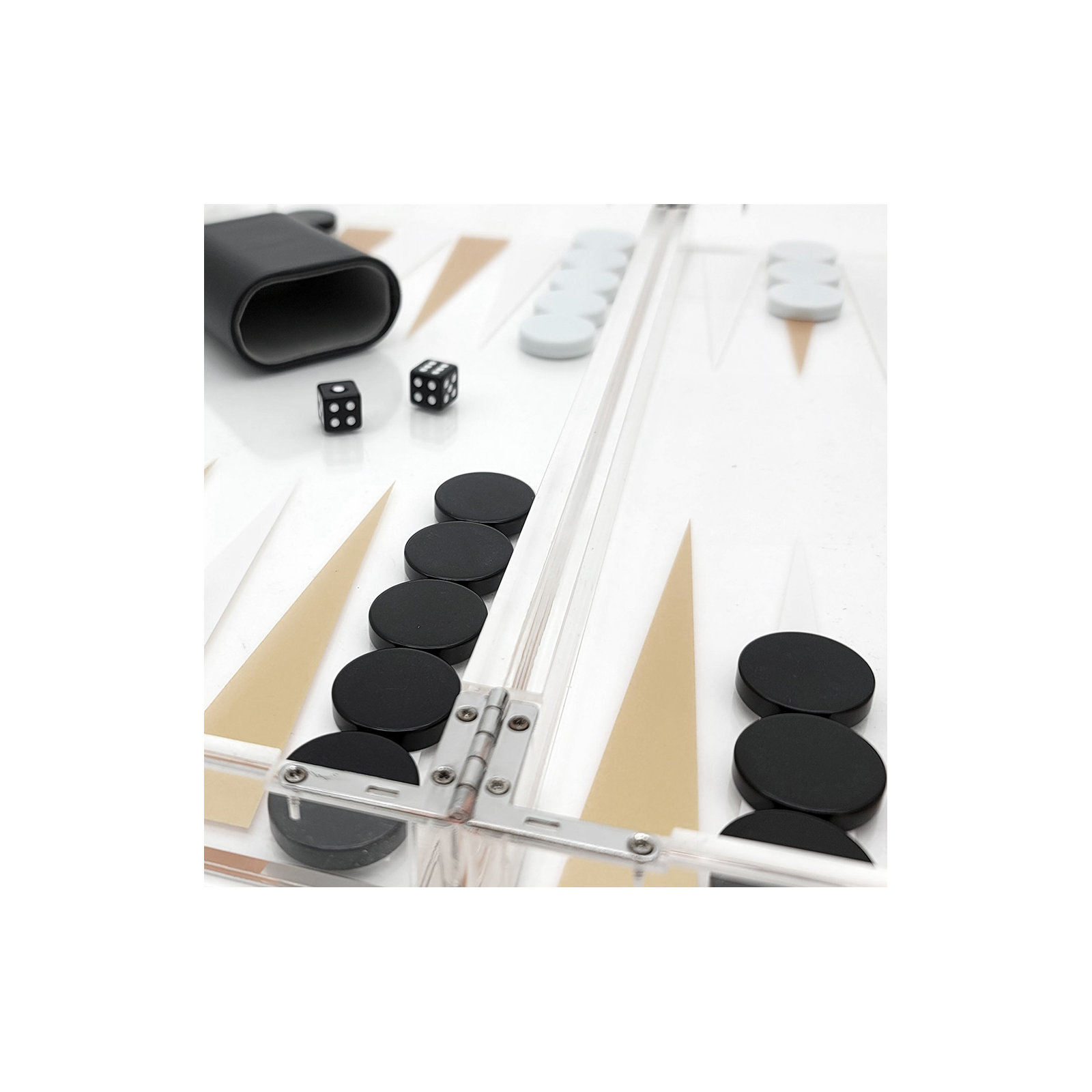 Ondisplay Luxe Backgammon Set, Gold