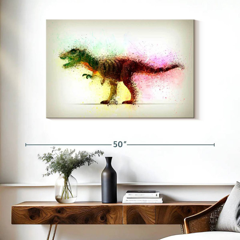 Dinosaure abstrait