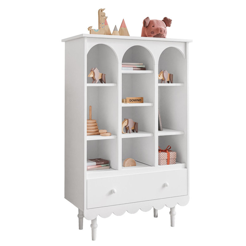 Gunwald Kids Bookcase, White