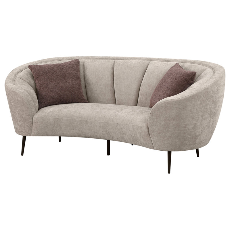 Causeuse rembourrée beige Saanich