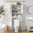 Over the Toilet Storage Cabinet, Bathroom Organizers and Storage with Anti-Tip Device-1081727129