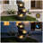 Outdoor Waterfall Fountain With Lights Stacked Rock Cascading Water Feature Resin Garden Decor For Patio Yard Porch Landscape