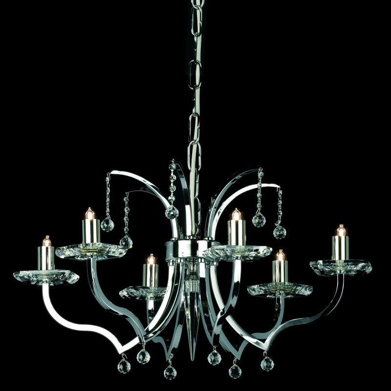 6 - Light Candle Style Chandelier