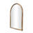 Cole and Grey Resin Gold Room Wall Mirror with Weathered Frame