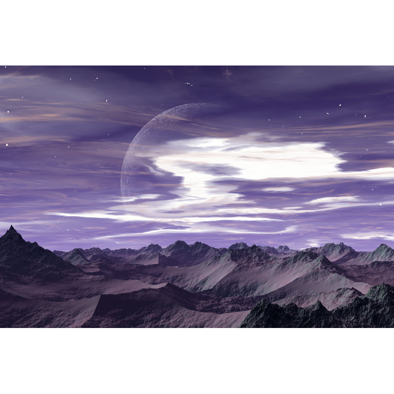 Borman Apeiros - Alien World by Spectral-Design - Wrapped Canvas Print, 30cm H x 46cm W x 3.8cm D