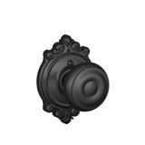 Georgian Knob with Brookshire Trim Non-Turning Lock
