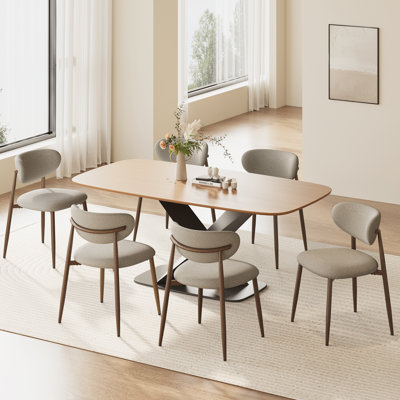 Westhampton Upholstered Dining Chair with Metal Frame