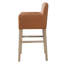 Tabourets de bar 30,5 pouces en tissu et bois d'hévéa amenata (ensemble de 2)-126526537-126526538