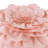 3D Floral Throw Pillow Handmade Floral Decorative Cushion Round 14Inch-849559407