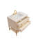 Kim 36"L Free Standing Vanity Base in Antique White