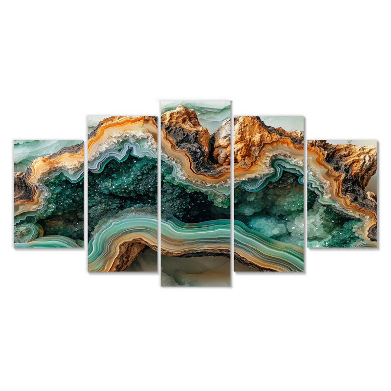 Prana - Agate Wall Art - ensemble d'art mural traditionnel