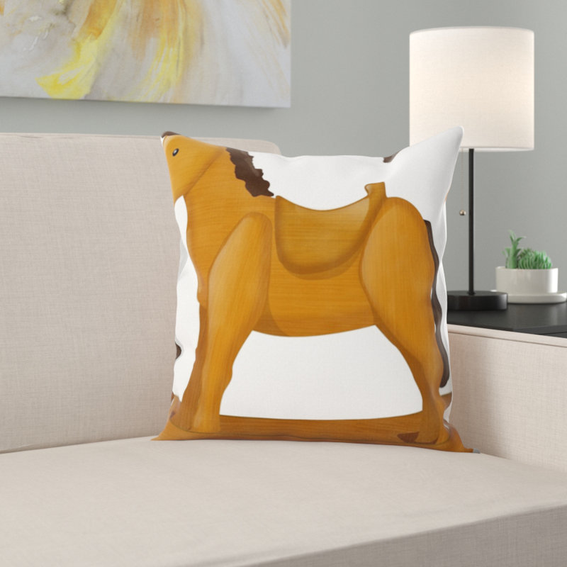 Housse et insert de coussin carré à bascule
