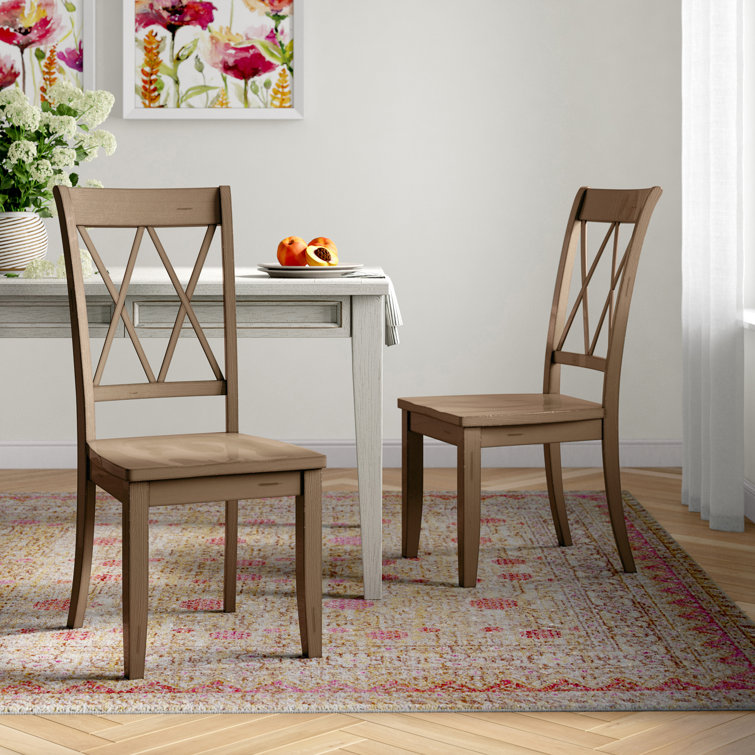 Eshell 17.5'' H Solid Wood Side Chair