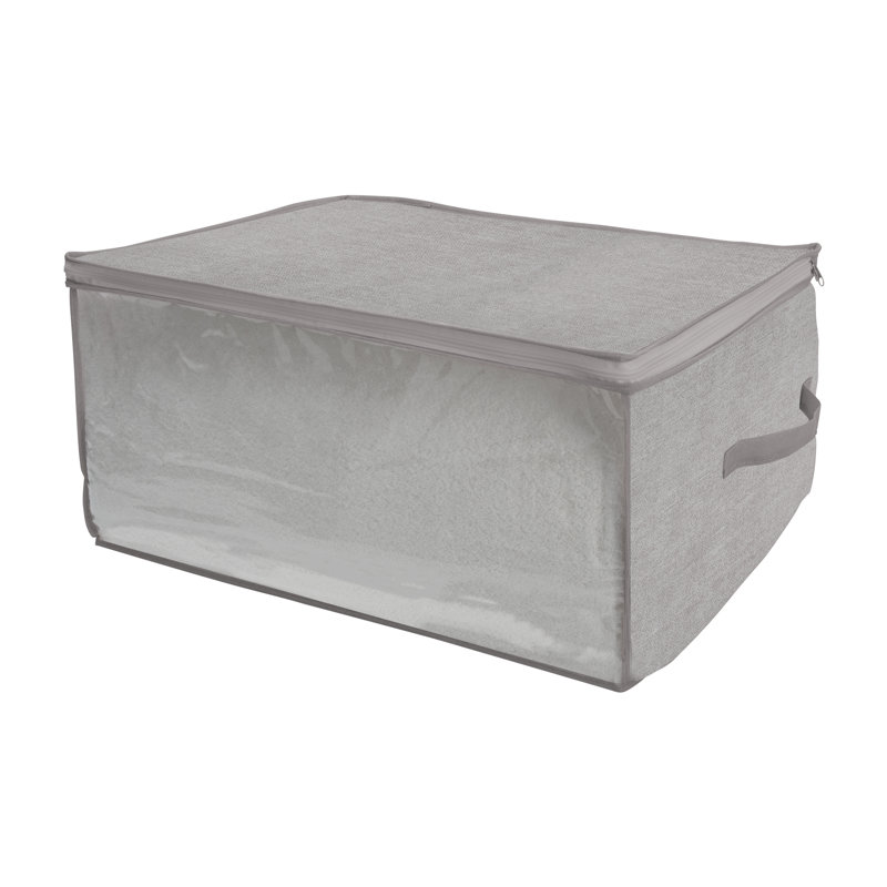 Simplify Fabric Decorative Bin, 12" H x 24" W x 18" D