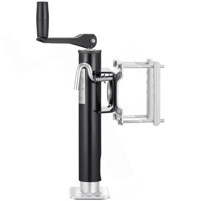 Trailer Jack Bolt-On Trailer Tongue Jack 2000 Lbs Dynamic Load 10" Travel