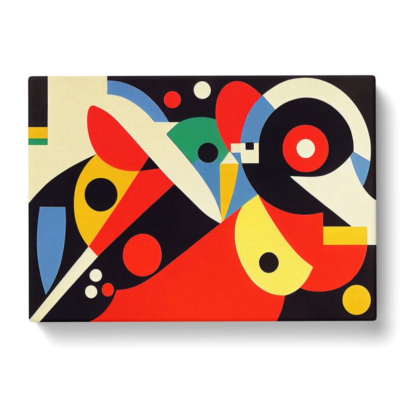 Bauhaus Modern Vol.3 Abstract - Wrapped Canvas, 35cm H x 50cm W x 3cm D