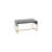 Wrap Coffee Table in Black Oak Finish with Sculptural Iron Base-66603445
