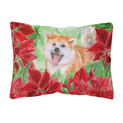  Coussin décoratif intérieur / extérieur Akita Poinsettas