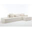 Ensemble de canapé modulaire de salon modulaire, canapé minimaliste moderne, canapé en forme de L faisant face à la droite, canapé confortable