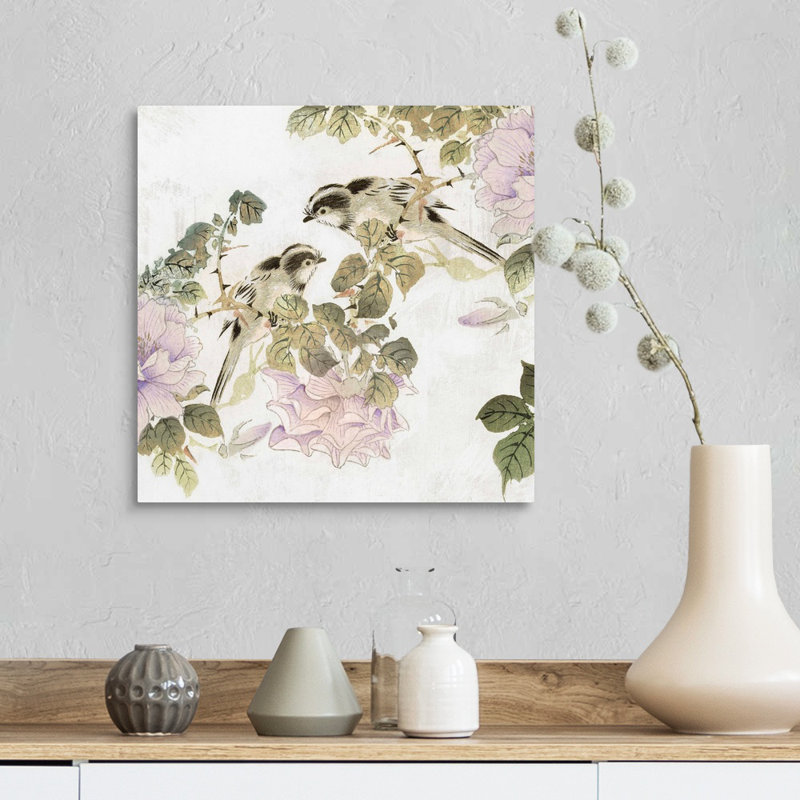 Reproduction d’art sur toile, "Woodland Birds I" par Isabelle Z, Toile tendue, H 16 po x l 16 po x 1,25 po