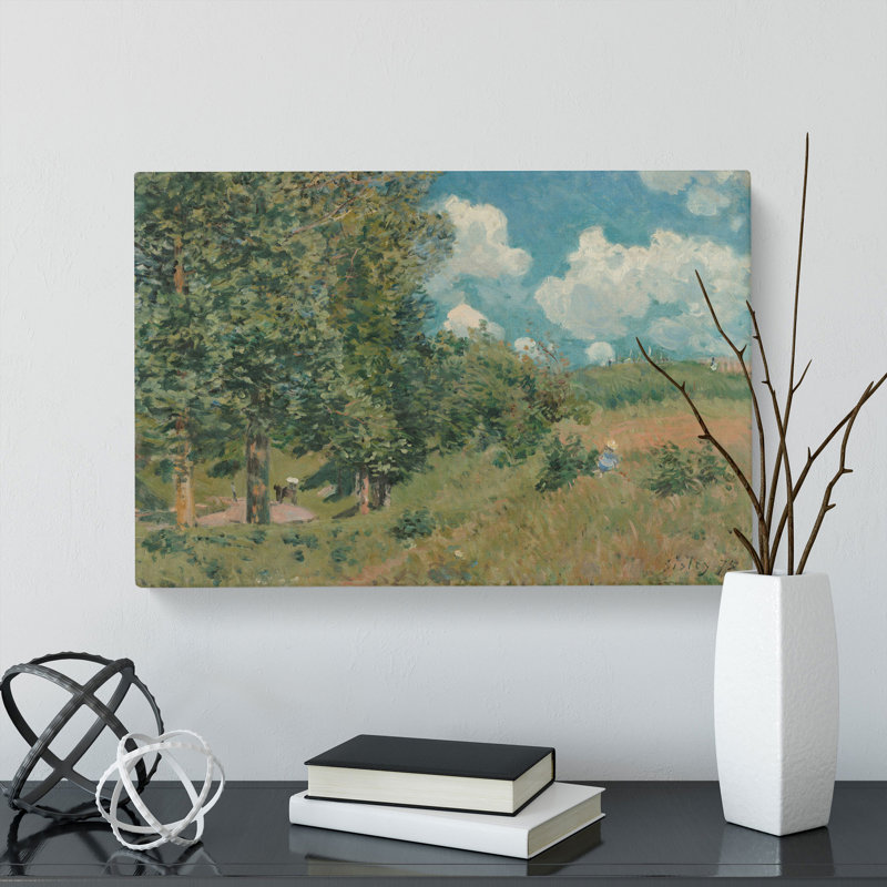 Versailles Route by Alfred Sisley - Wrapped Canvas Painting, 40cm H x 60cm W x 3cm D