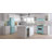 Classic Retro 28 Bottle Freestanding Single Zone Wine Cooler with Wood Shelves-63675532